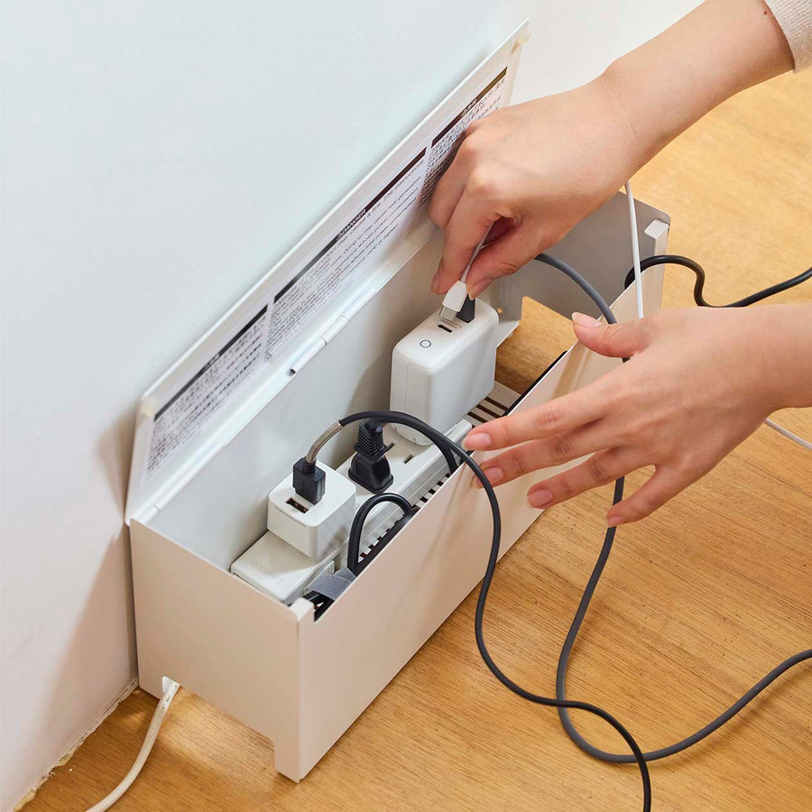 Buy MUJI Steel Power Strip Cable Storage