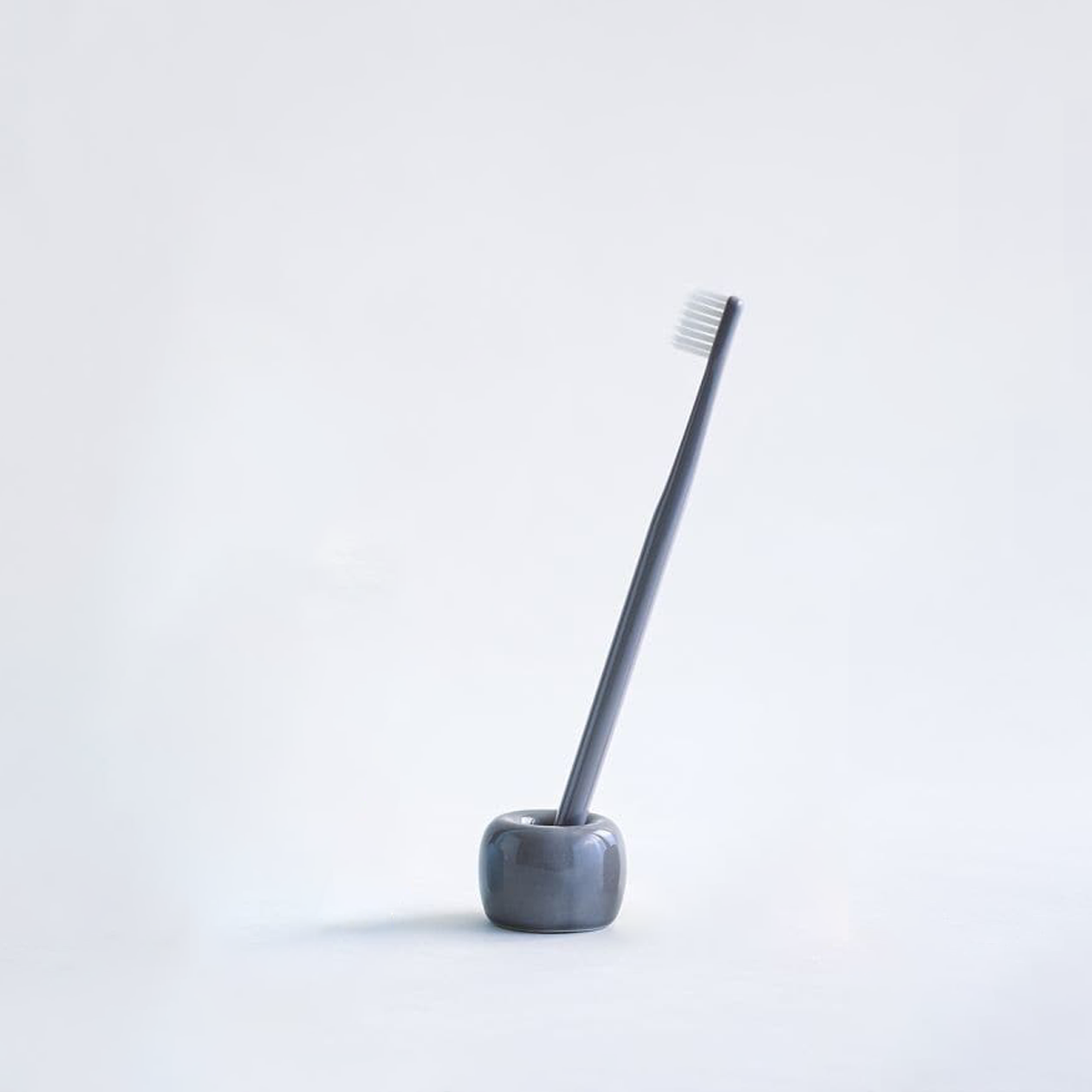 Buy MUJI Porcelain Toothbrush Stand - Grey