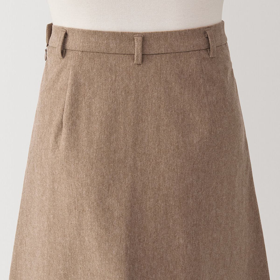 Stretch Brushed Flare Skirt