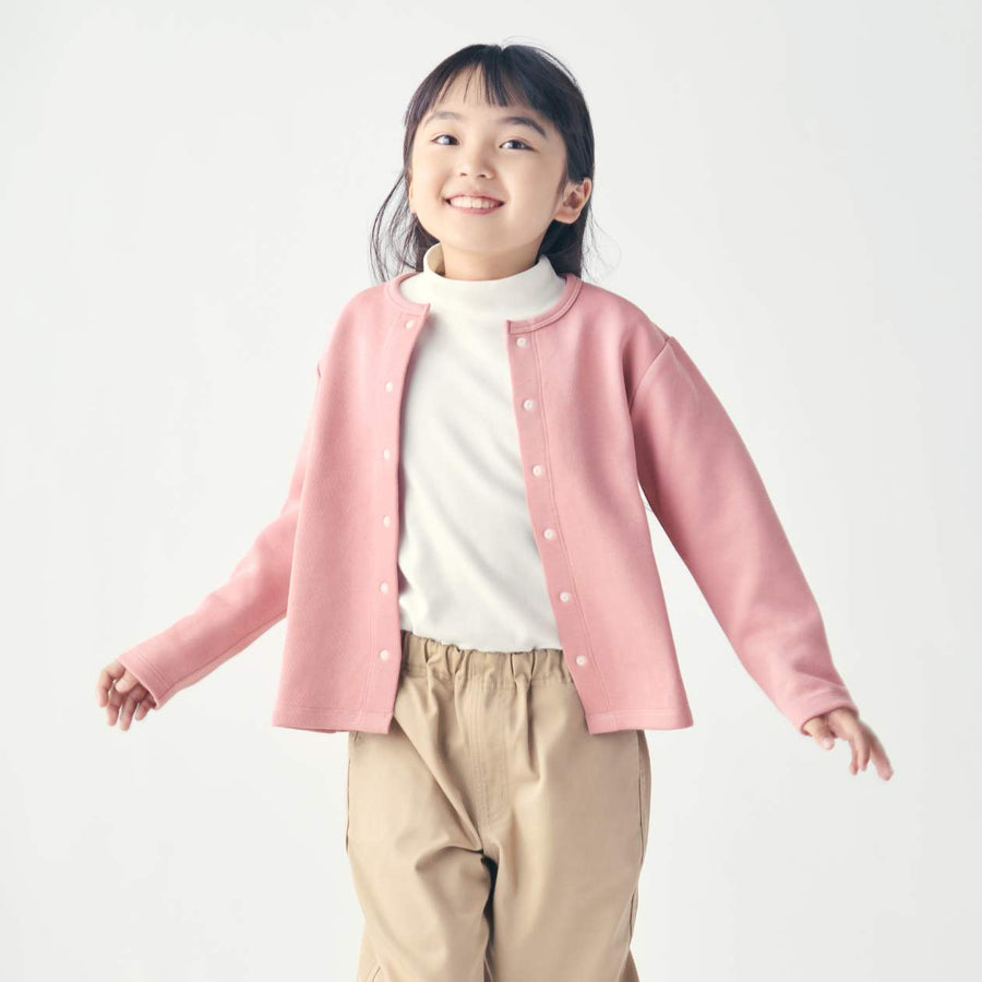 Double Knitted Cardigan (5-14Y) - MUJI Australia