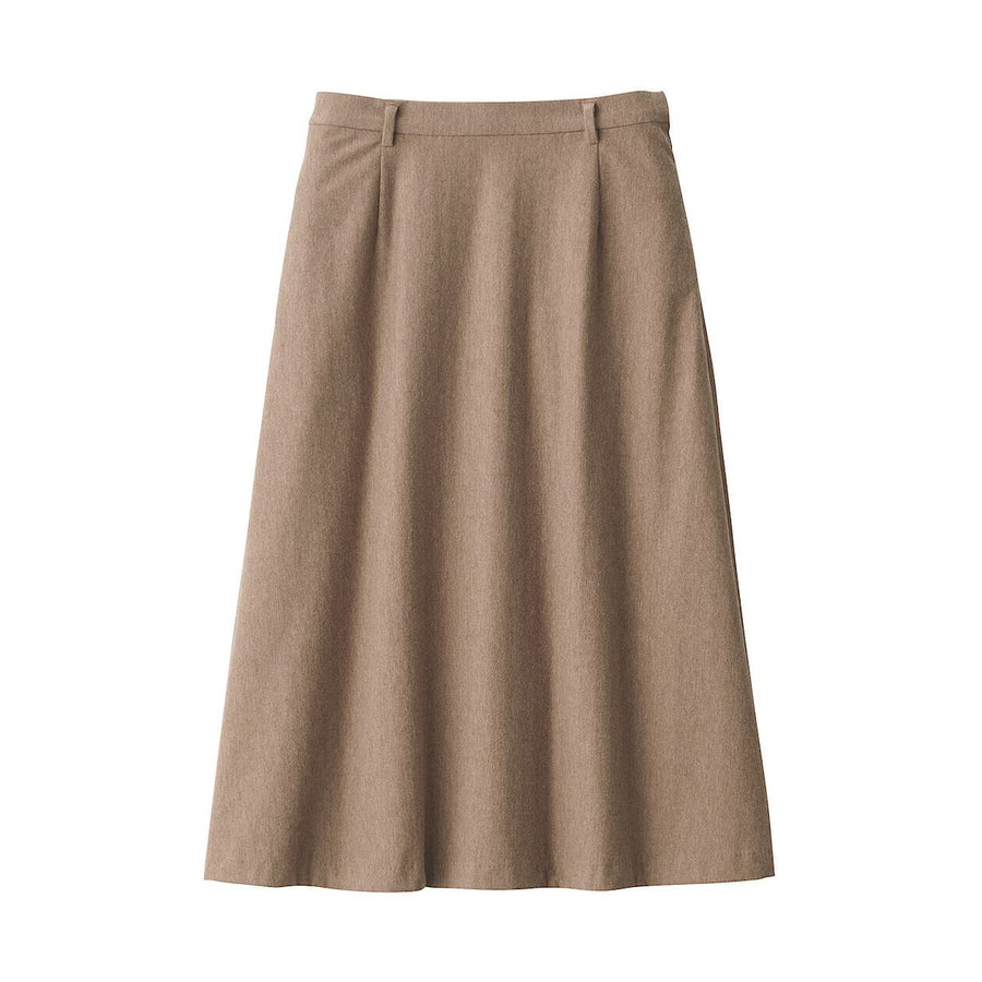 Stretch Brushed Flare Skirt