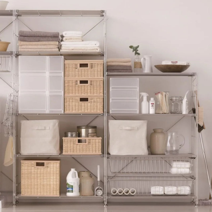 Stainless Steel Unit Shelf Set - Wide - Medium