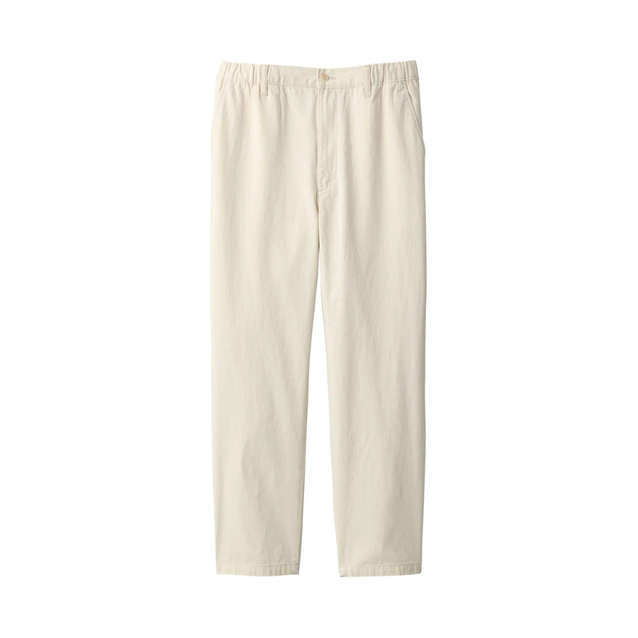 Washed Denim Easy Pants