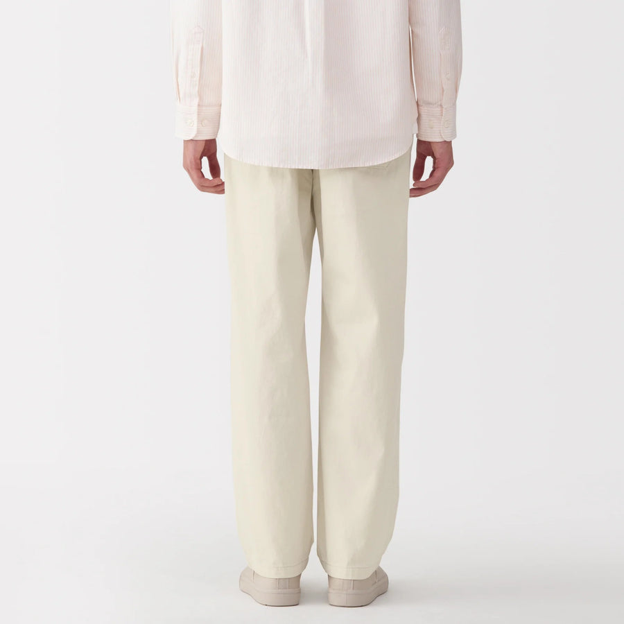 Washed Denim Easy Pants