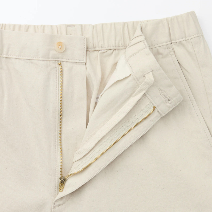 Washed Denim Easy Pants