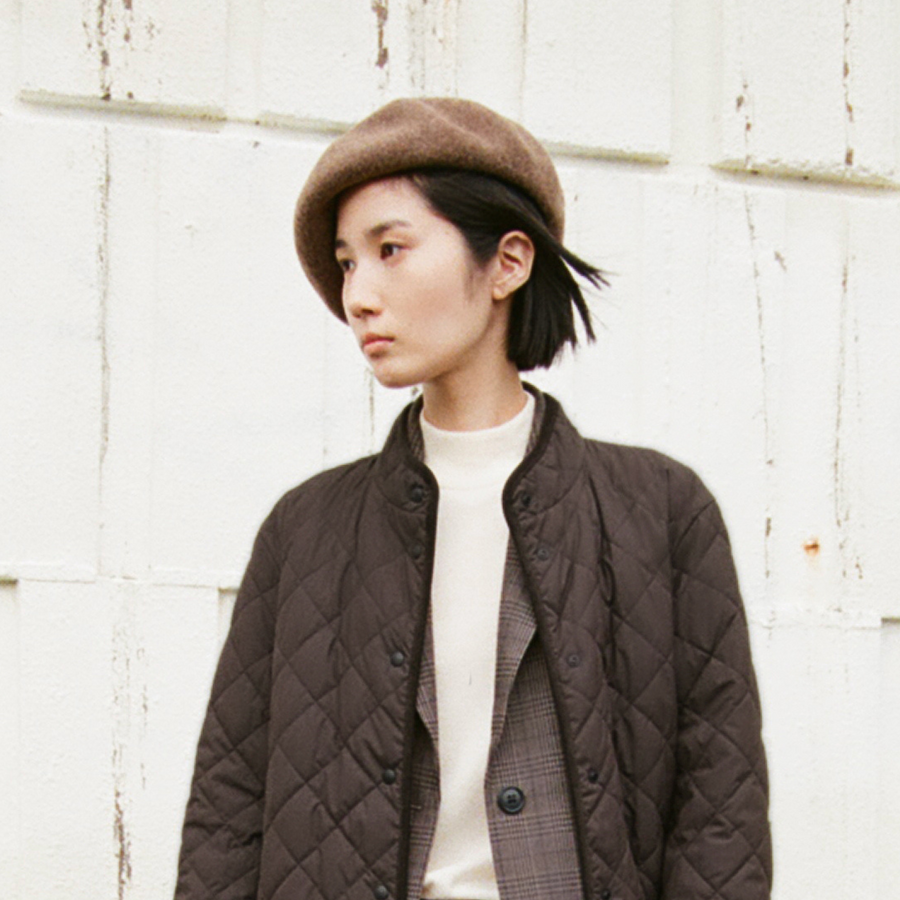 100% Wool Melton Beret