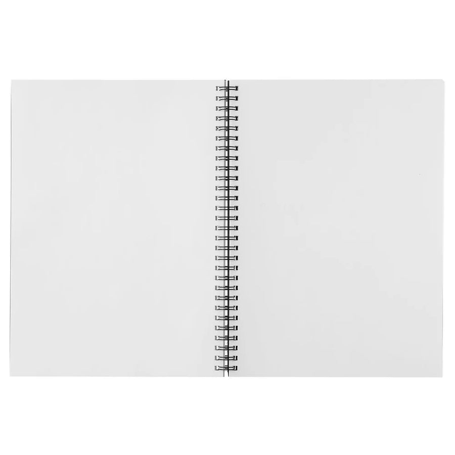 Double Ring Wirebound Notebook - B5 Plain - MUJI Australia