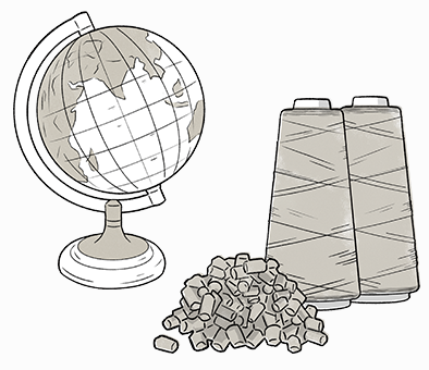 Newly developed environmentally friendly recycled nylon