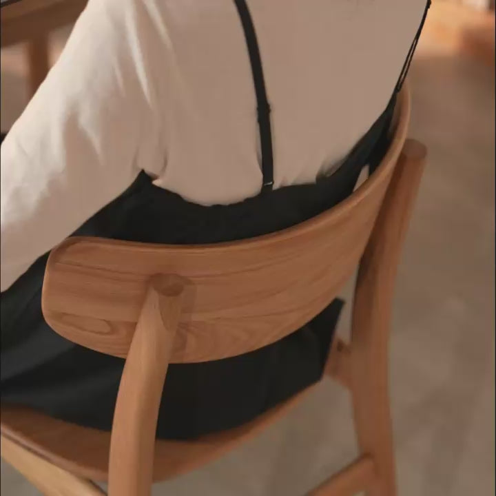 Beechwood Round Chair