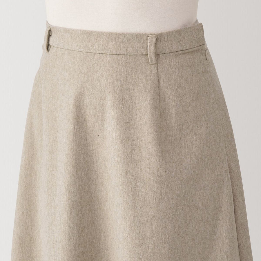 Stretch Brushed Flare Skirt