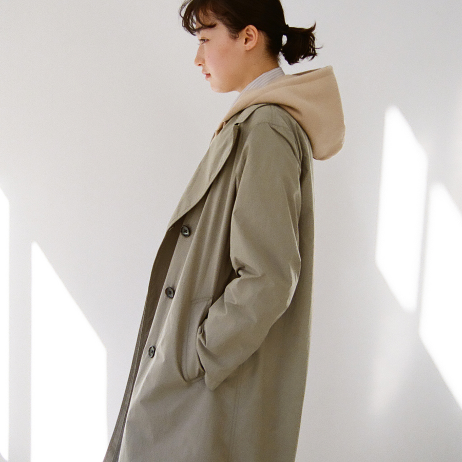 Water Repellent Trench Coat