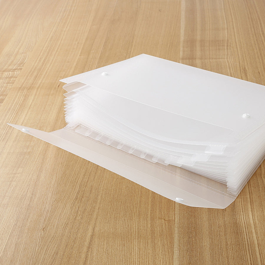 Sample Partition Paper File Buy MUJI A4 Polypropylene File - Partition Type