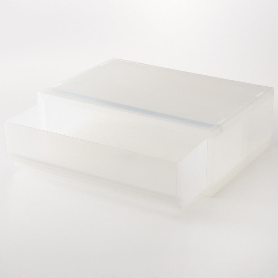 Polypropylene Rectangular Cases Buy MUJI Polypropylene Storage Case Wide - Shallow