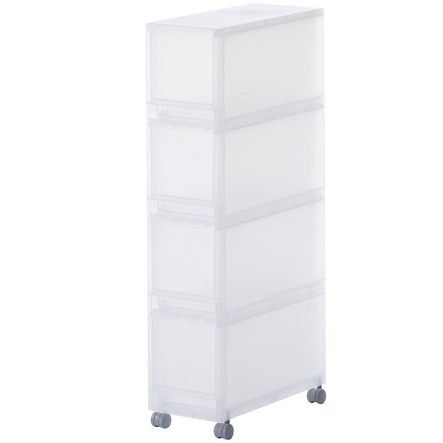 PP Shelf with Caster (4 Drawers)