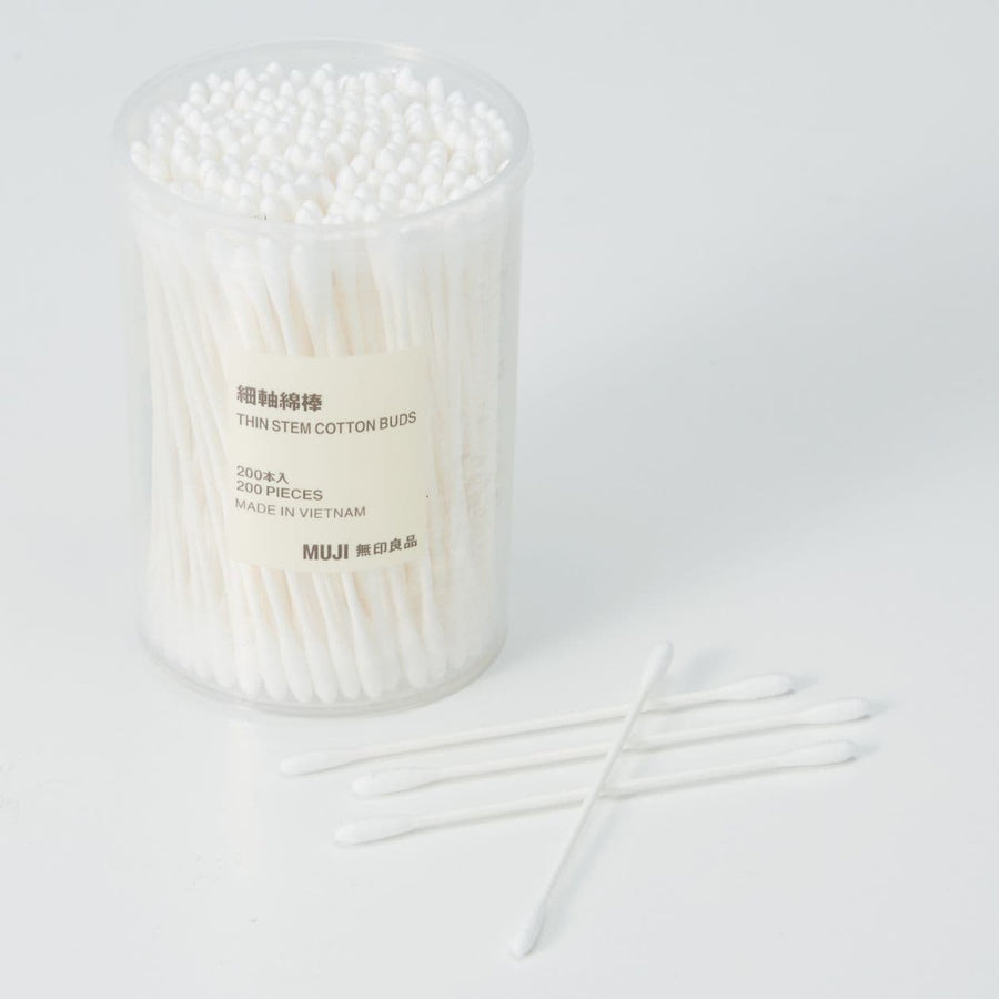 Thin Cotton Buds (200pcs)