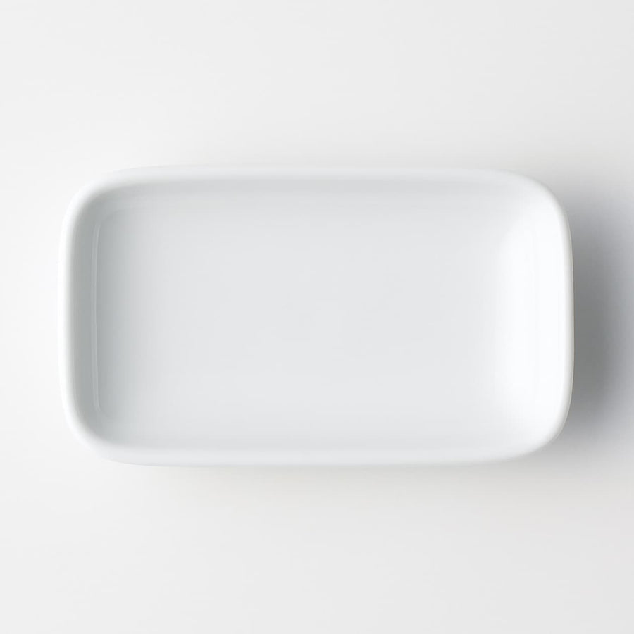 Buy MUJI White Porcelain Rectangular Dish - Small