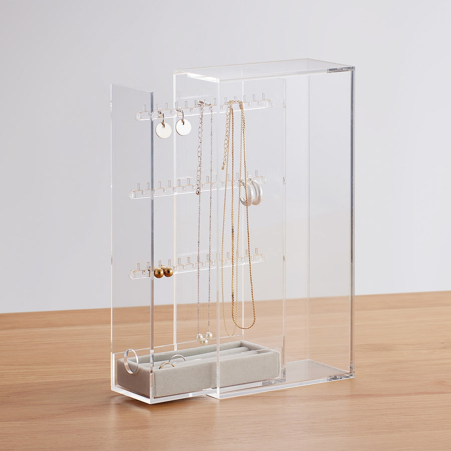 Acrylic Stand For Pierced Earrings & Necklace - MUJI Australia