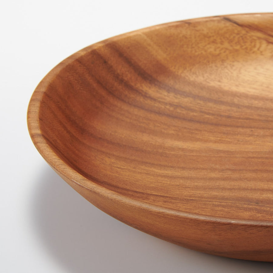 Acacia Deeper Plate - Large - MUJI Australia