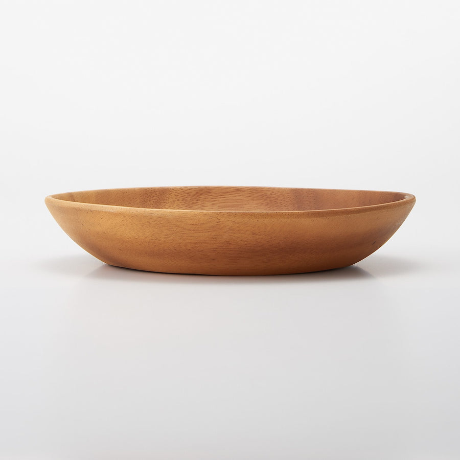 Acacia Deeper Plate - Medium - MUJI Australia