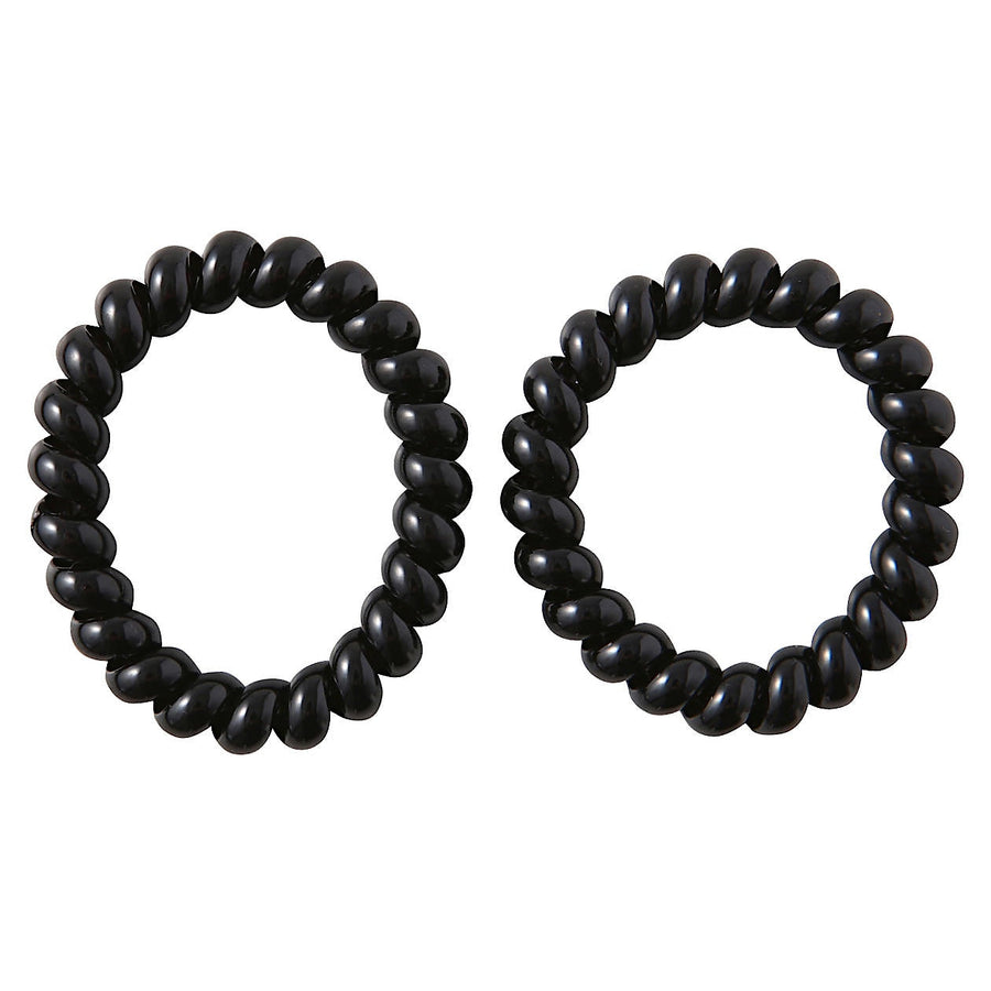 Spring Rubber Hair Band - Black