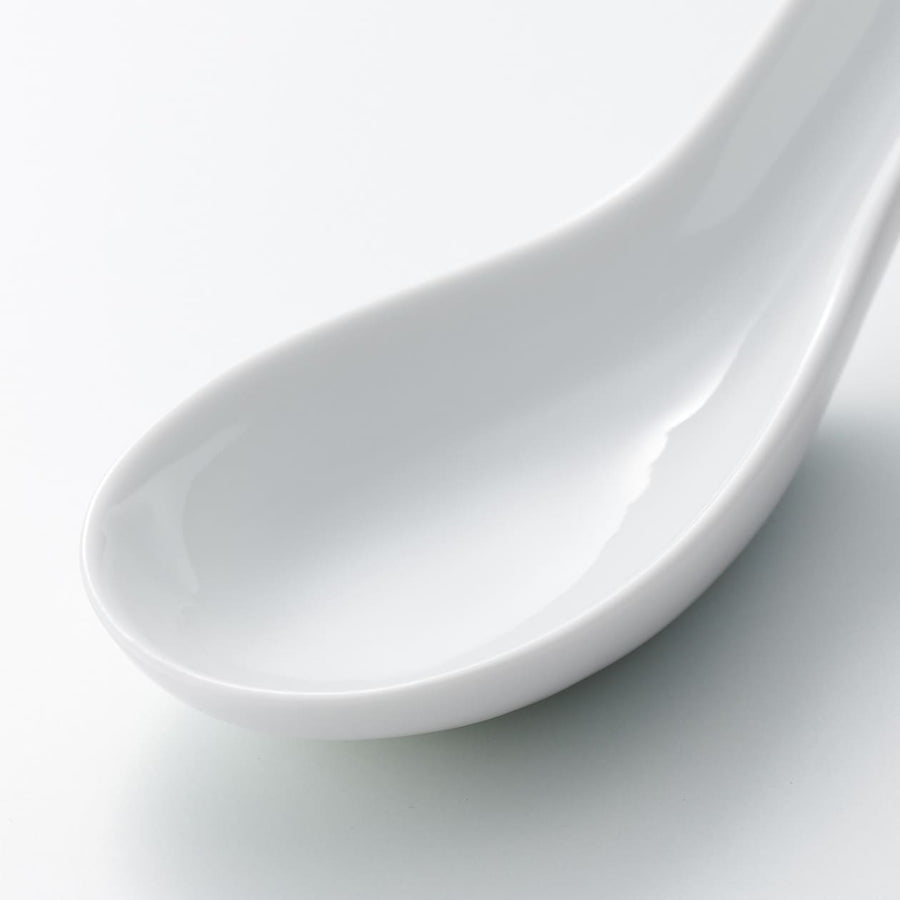 White Porcelain Chinese Spoon