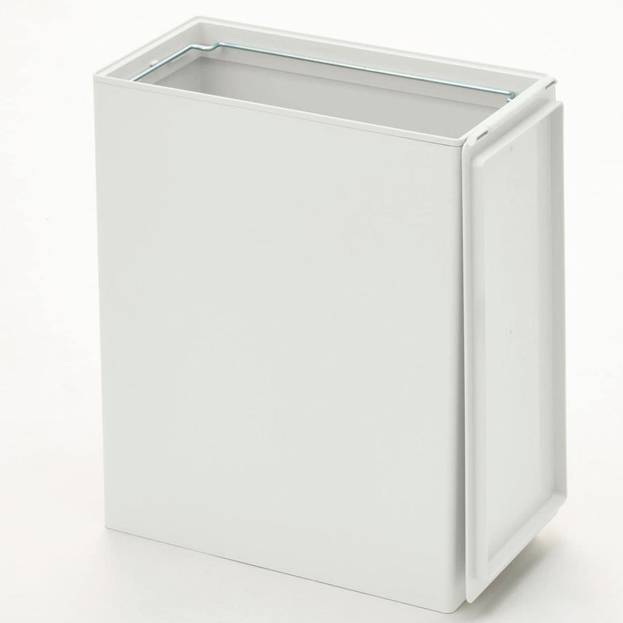 Polypropylene Desktop Dust Bin With Lid & Bag Stopper - Large