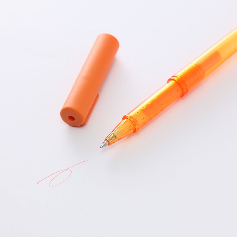 Erasable Ballpoint Pen - Orange - MUJI Australia