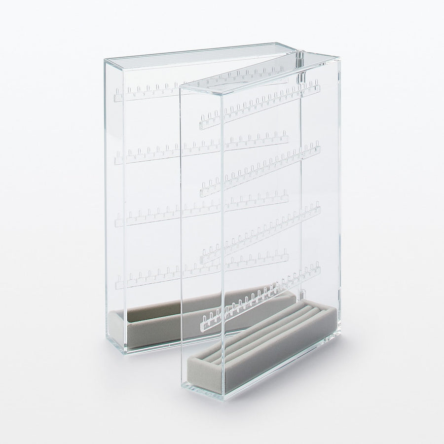 Acrylic Case For Earrings & Necklace - MUJI Australia