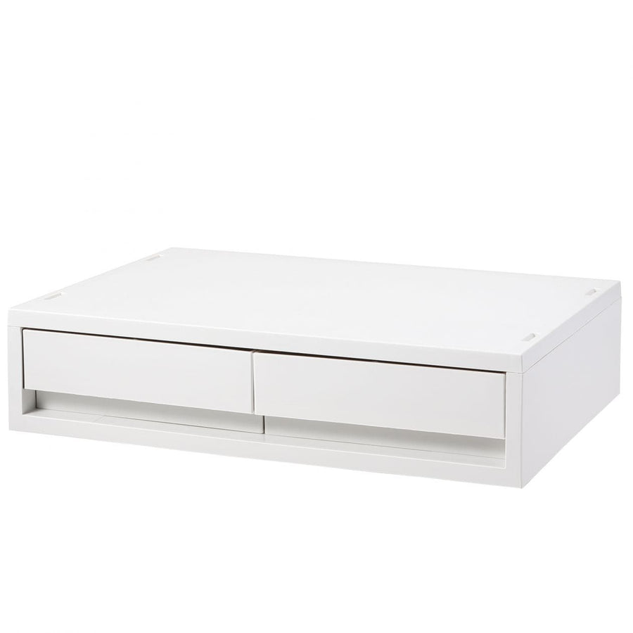 Storage Case Wide Buy MUJI 2-Drawer White Grey Polypropylene Storage Case Wide - Extra ...