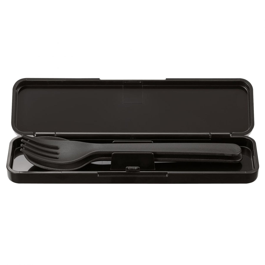 PP Fork & Spoon Set - Black