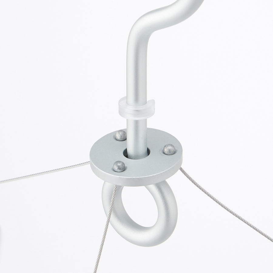 Aluminium Semi-Circle Hanger - 16 Pegs - MUJI Australia