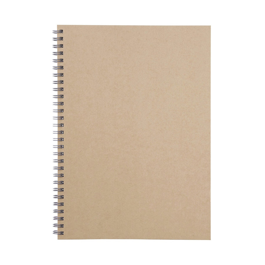 Double Ring Wirebound Notebook - B5 Plain - MUJI Australia