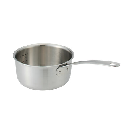 Stainless Aluminium 3-Layer Steel Saucepan (1.5L)