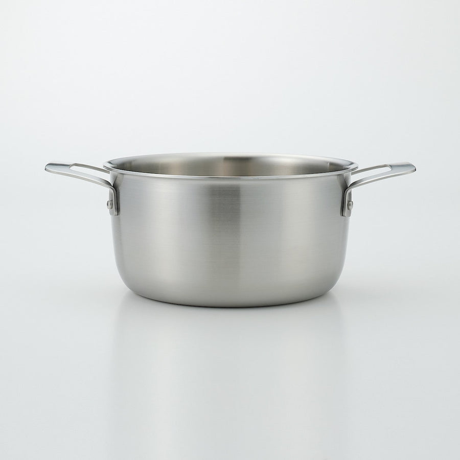 3 Layer Aluminium and Stainless Steel Saucepot