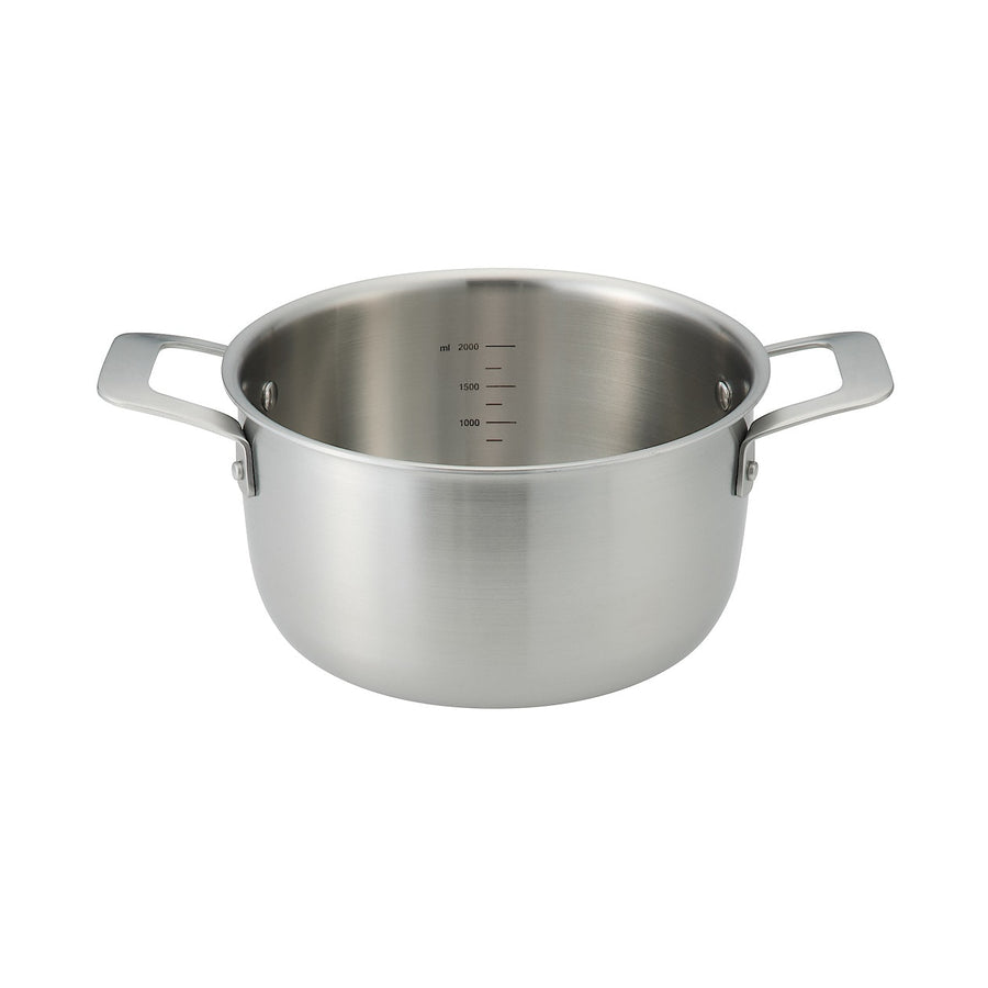 3 Layer Aluminium and Stainless Steel Saucepot