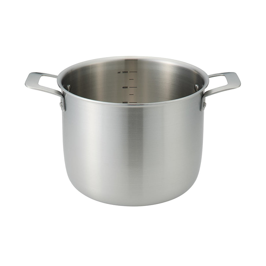 Stainless Aluminium 3-Layer Steel Saucepot (6L)