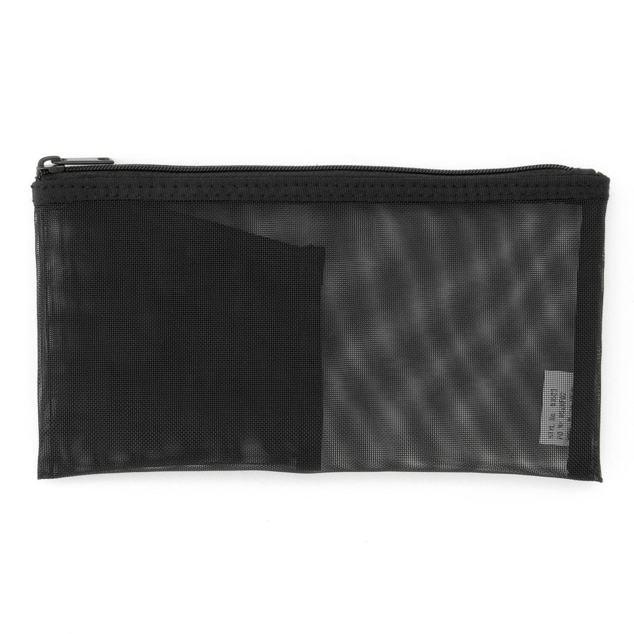 Nylon Mesh Pencil Case With Pocket - MUJI Australia