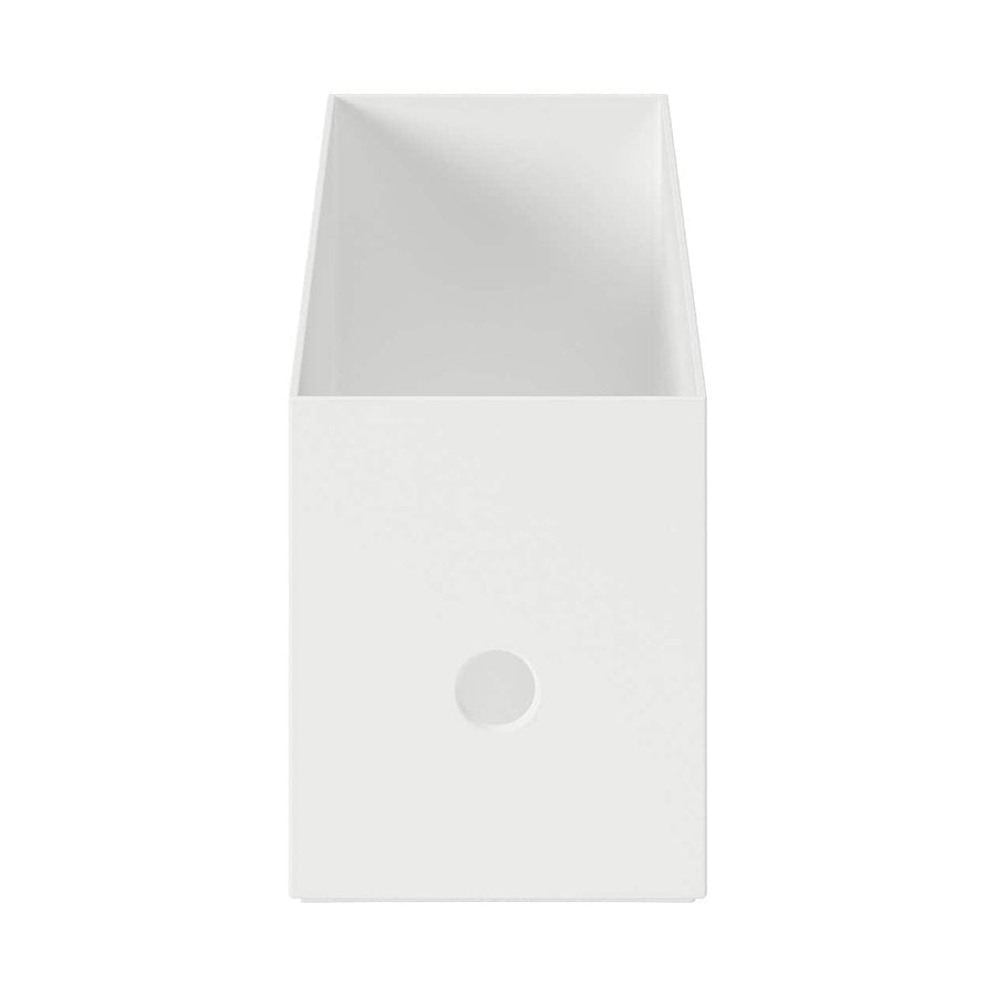 Polypropylene File Box - White Grey 1/2