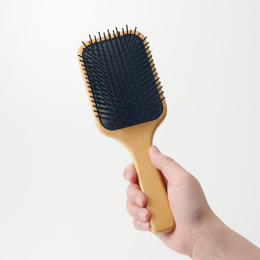 Beech Wood Scalp Care Hair Brush - MUJI Australia