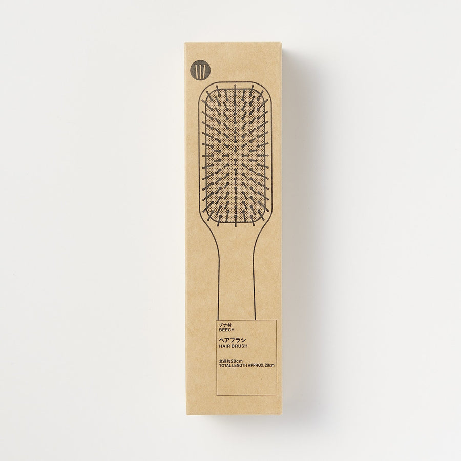 Beech Wood Hair Brush - MUJI Australia