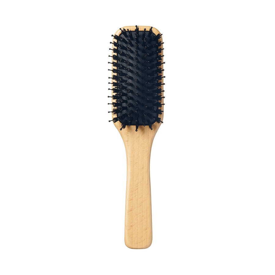 Beech Wood Mixed Bristle Hair Brush - MUJI Australia