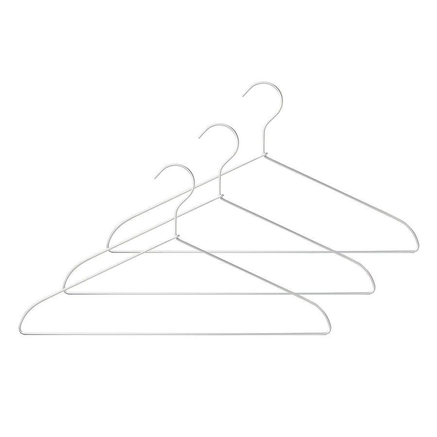 Aluminium Clothes Hanger - 45cm (3 Pack) - MUJI Australia