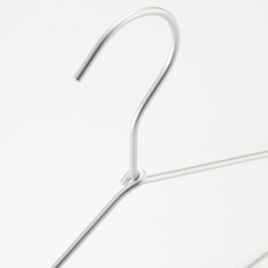 Aluminium Clothes Hanger with Notches - 42cm (3 Pack) - MUJI Australia