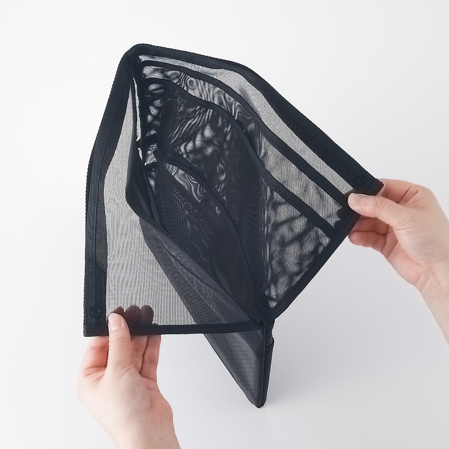 Nylon Mesh Bag Organiser - A4 (Vertical) - MUJI Australia