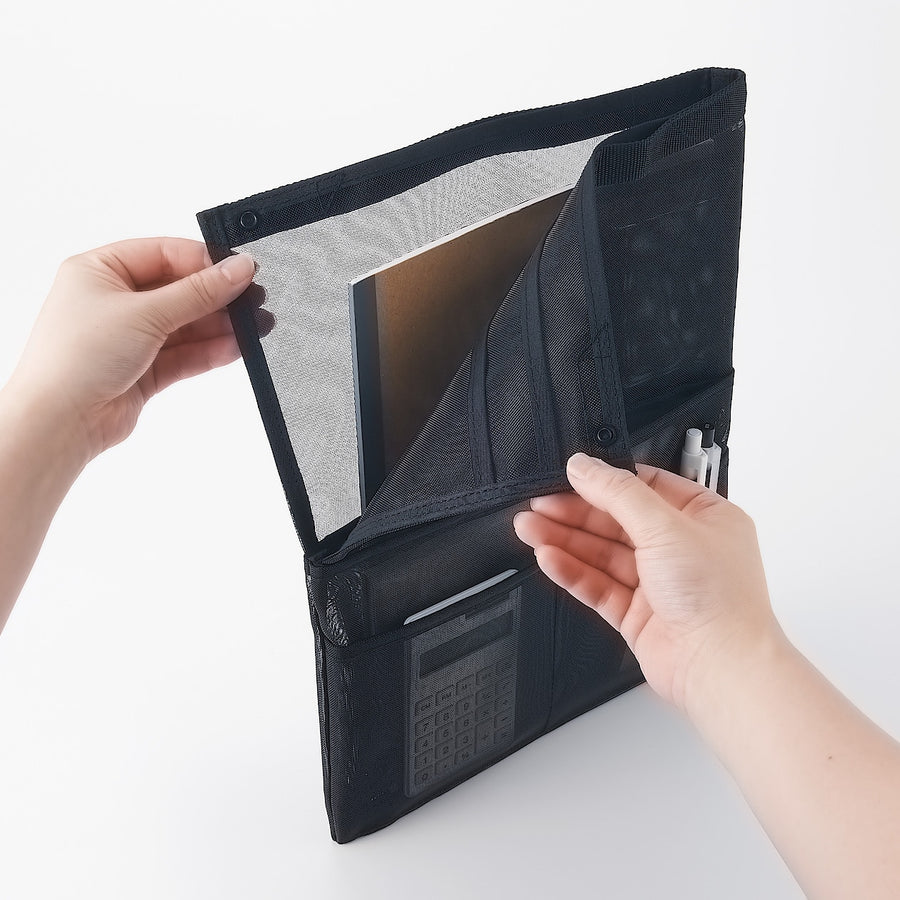 Nylon Mesh Bag Organiser - A4 (Vertical) - MUJI Australia