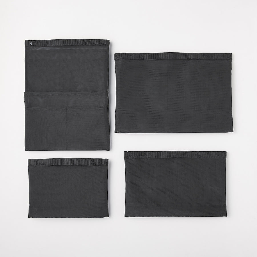 Nylon Mesh Bag Organiser - A4 (Vertical) - MUJI Australia
