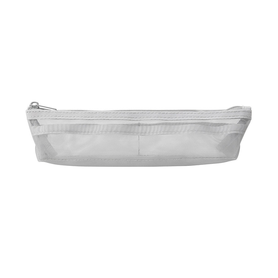 Nylon Mesh Pencil Case With Gusset - Shallow - MUJI Australia