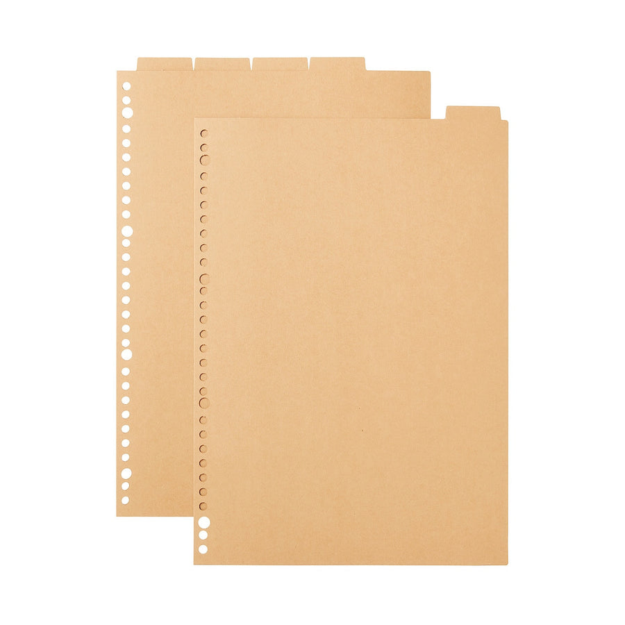 Kraft Paper Dividers for Binder