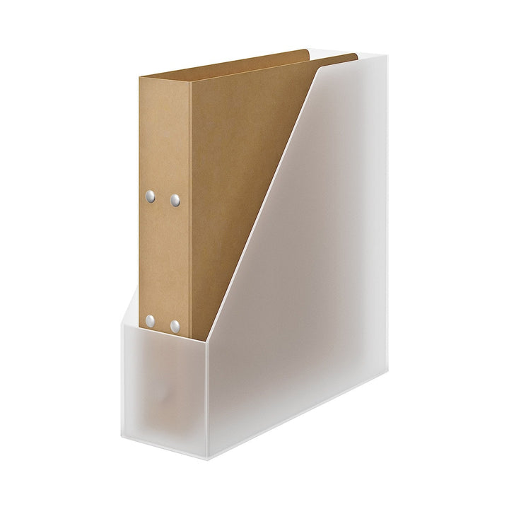 Polypropylene Stand File Box - Clear A4