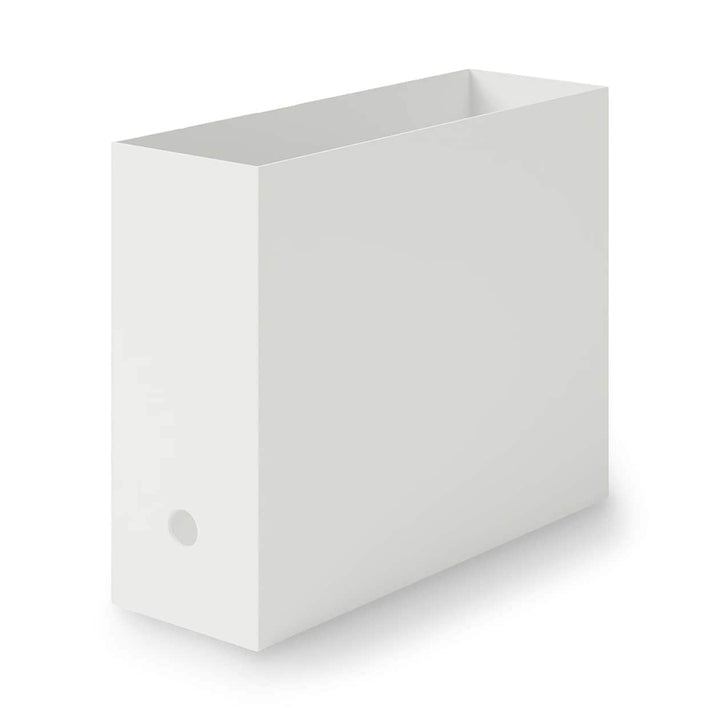 PP File Box - White Grey A4